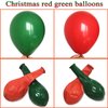 100pcs Christmas Red Green Balloons 12 Inch Latex Balloons for Christmas Birthday Baby Shower Party Decorations