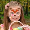 Animal Face Tattoos Stickers for Kids Temporary Fake Paint Tattoos 12 Sheets, Water Transfer Birthday Party Supplies Festival Favors Makeup Skin Decor for Girl Boy