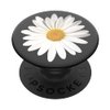 PopSockets PopGrip: Phone Grip and Phone Stand, Collapsible, Swappable Top, White Daisy