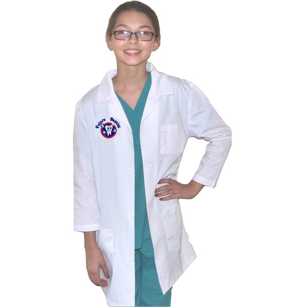 My Little Doc Kids Dentist Lab Coat Size 7 White
