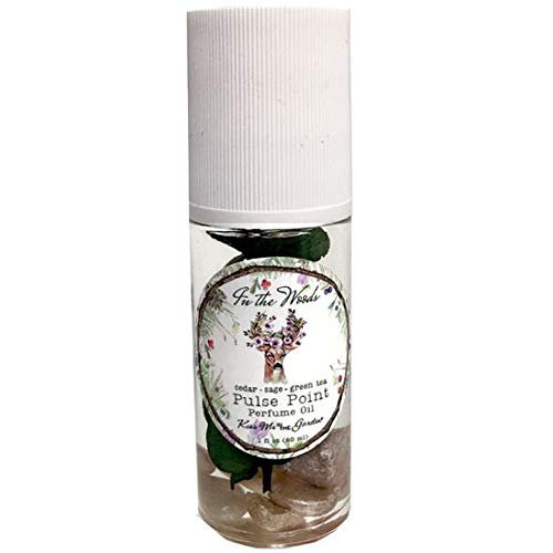In the Woods Cedar Sage Green Tea Pulse Point Perfume Oil Roll On 1 Fl oz