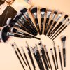DUcare Makeup Brushes Professional 32Pcs Make up Brushes Set Premium Christmas Gift Synthetic Kabuki Foundation Blending Brush Face Powder Blush Concealers Eye Shadows