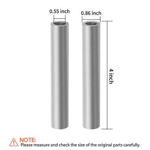 10L0L Spindle Kingpin Tube for EZGO TXT Medalist 1994 1/2-2008 Gas & Electric Golf Cart, 2 PCS King Pin OEM# 70328G01 70328-G01