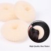 LUERMINJP Hair Bun Maker Hair Doughnut Set For Kids Girls and Women, Ring Style Hair Bun Shaper Ballet Buns Maker 6Pcs Donut Sock Bun, Hair Accessories DIY Hair Styles (Beige/2.75”)