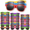 ASTARON 16 Pieces Sunglasses Bulk Neon Party Favors Goody Bag Fillers for Beach Wedding Party Pool Party Supplies, 8 Colors