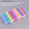 16MM Standard 6 Sided Dice Set, 50 Pieces Colorful Dice for Board Games, Classroom Math Bulk Game Dice, Make Entertainment More Exciting
