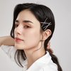 Dofash 5CM/2In Wavy Bobby Pins Silver Hairpins Bulk Metal Hair Grips for Women Hair Accessories 260PCS（Silver）