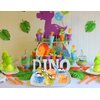 Dinosaur Birthday Party Cupcake Wrappers 48 pcs Kids Birthday Party Supplies by CCINEE