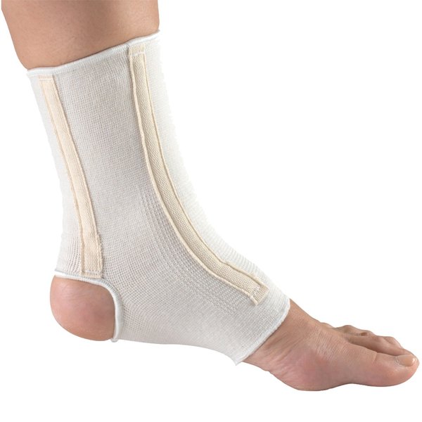 Champion Ankle Brace, Open Heel, Flexible Stays, Knit Elastic, Medium