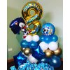18 Balloon Numbers, Number 18 Balloons 40 In, 18th Birthday Decorations for Boys Girls, 81st Gold Happy Birthday Party Decorations Big Foil Mylar Balloons for Engagement, Celebration, Graduations