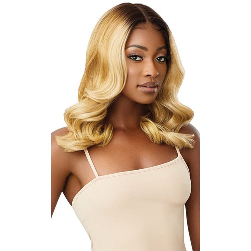Outre Melted Hairline Lace Front Wig Redesigned Comfortfit Ear Contour Frontal Effect Hairline No Plucking Required Baby Hairs Pre Attached Wide Elastic Band AUDRINA (DRFF RED VELVET)