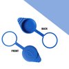 Yumfugu 1 PC Car Windshield Wiper Reservoir Cap, 2.0In Waterproof Durable Vehicle Windshield Washer Tank Cover Replacement Accessories Compatible with Ford 2012-2018#OEM CP9Z17A605A (Blue)