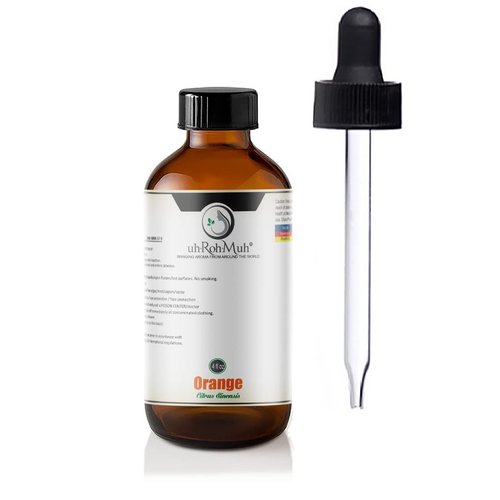 Sweet Orange Essential Oil || Pure & Natural || Citrus sinensis || USA - 4 fl oz