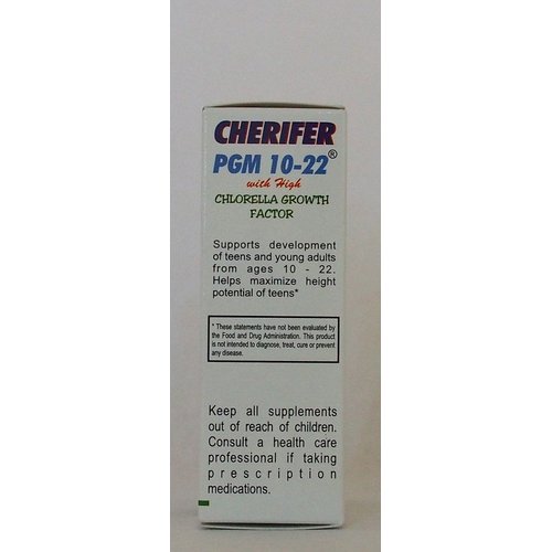 CHERIFER Capsule with Zinc, Double Chlorella Growth Factor & Taurine PGM 10-22 (30 Capsules)