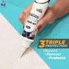 PentaUSA Tile Grout Repair Kit - White Grout Filler, Triple Protection, Fast Drying Formula Restores and Renews Grout Lines with Scraper (White, 8.8oz / 250gr)