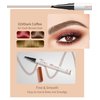 2024 New Magic Eyebrow Pencil,3D Waterproof Microblading Eyebrow Pen with 4 Fork Tip,Natural Makeup Long-Lasting Eyebrow Pencil,Makeup Fine Stroke Eyebrow Tattoo Pencil (Dark brown-C)