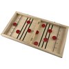 Sling Puck Game, Chess Game Set, Fast Sling Puck Game with Chess Game, 2 in 1 Board Game Set, Large Size 22.7 in x 12.5 in, Wooden Hockey Table Game