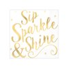 Amscan Sip Sparkle Shine Luncheon Napkins
