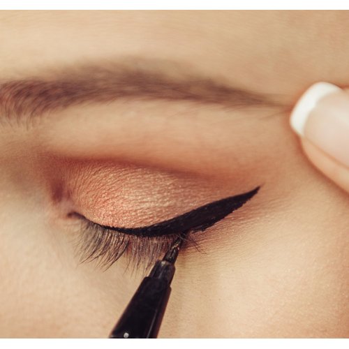 Defiance Beauty Infinity Liquid Eyeliner in Shade Enigma Long Lasting Waterproof Liquid Eyeliner Naturally Formulated, Vegan & Gluten-Free Longwearing with Ultra-Fine Tip - (Carbon Black)