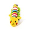 VILLCASE Pet Squeaker Toys, Dog Chew Toy, Soft Short Plush Sounding Toy for Puppy (Colorful Caterpillar)