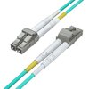 4 Pack 1m LC-LC Fiber Patch Cable, 10GB Multimode SFP Fiber Jumper, Duplex UPC 50/125um, LSZH, for 1G/10G MMF SFP Transceiver, Networks, 1-Meter(3.3ft), Green