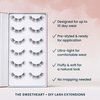 Sweetheart Doll-Eyed Lashes – Doll-Eyed Lash Clusters for Women - Salon Quality At Home Eyelashes Extension Kit - 6 Lash Sets - No Lash Glue Included