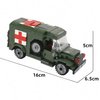 General Jim's Military Building Blocks US Army Ambulance WW2 (World War 2) Brick Building Vehicle - Military Ambulance Building Blocks Set for WWII or Brick Building Enthusiasts