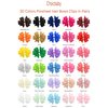 Choicbaby 60pcs 3 Inches Boutique Grosgrain Ribbon Pinwheel Hair Bows for Baby Girls, Toddler Bows Hair Clip Birthday Gifts In Pair
