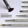 12Pcs Nail Art Brushes, Nail Gel Polish Painting Brush YIHUALE Nail Liner Brush, Nail Brush Gift for DIY Manicure Salon at Home (silver)