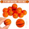 Basketball Party Favors Set 72 PCS Basketball Slap Bracelets Straws Tattoo Stickers Mini Stress Ball Silicone Bracelets Gift Bags for Kids Adults Sports Basketball Birthday Gift Classroom Rewards
