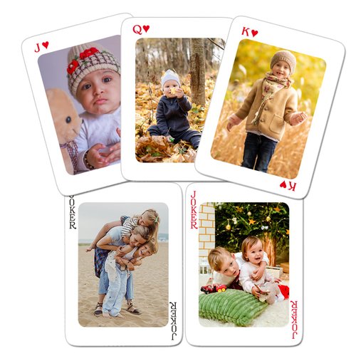 HOOKAH SUN Custom Playing Cards - Personalized Friends Picture Playing Cards, Personalized Playing Cards, Boyfriends Gifts, Girlfriends Gift,Deck Poker((Customized15 Photo(Standard))