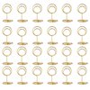Toncoo 24 Pcs Premium Mini Table Number Holders and 24 Pcs Place Cards with Gold Foil Border, Place Card Holder, Table Sign Stand, Photo Picture Holders for Centerpieces, Wedding, Party, Birthday