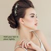 MARY LAVENDER Side Hair Comb for French Twist Bangs Hair Pin Clips Hair Accessories Decorative Comb for Women Kids Girls 5pcs