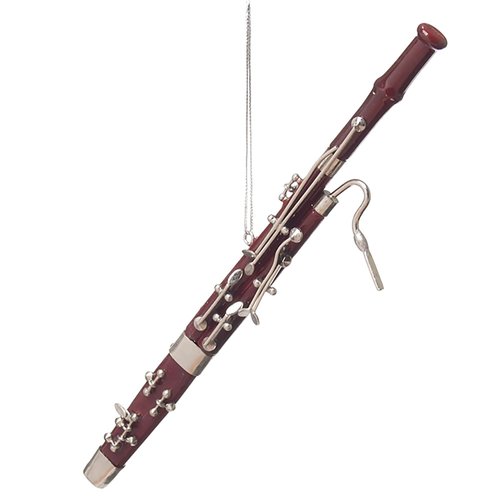 Broadway Gifts Bassoon Christmas Tree Ornament 6.75 inches - Musical Instrument Ornament