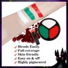 Halloween Makeup Kit with Fake Blood, Special Effect Face Body Paint for Cosplay Halloween Party Supplies Vampire Zombie Makeup Kids Adult, Makeup Set for Cosplay Halloween Party Supplies (B Set)