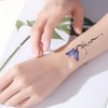 30 Sheets 3D Butterfly Temporary Tattoos for Women and Girls, Muulaii Waterproof Fake Tattoo Stickers, Colorful Butterfly Body Art Temporary Tattoos in Bracelets, Back, Wrist and Arm Bands