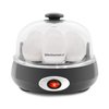 Elite Gourmet EGC007CHC# Rapid Egg Cooker, 7 Easy-To-Peel, Hard, Medium, Soft Boiled Eggs, Poacher, Omelet Maker, Auto Shut-Off, Alarm, 16-Recipe Booklet, Charcoal Grey