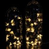 WSgift Honeybee Decorative String Lights, 18.7 Ft 40 LED USB Plug-in Copper Wire Bee Fairy Lights for Various Decoration Projects (Warm White, Remote Control with Timer)