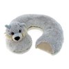 DolliBu Wolf Plush Neck Pillow - Soft Travel Neck Pillow Animal for Neck & Head Support, Cute Wild Life Stuffed Pillow Accessory for Naps, Novelty Stuffed Animal Headrest for Kids & Adults