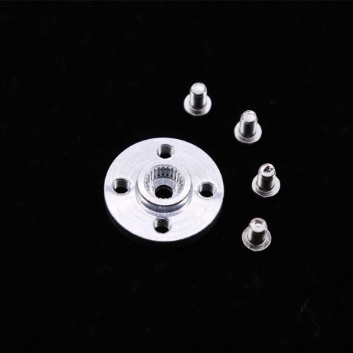 Treedix 10 pcs Servo Arm Horn Metal Aluminum 25T Servo Dics Compatible with Standard Steering Gear Servo Motor MG995 MG996