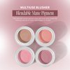 KYDA Soft Cream Blush, Lip Blush Mud, Cream to Powder Texture, Multiuse Blusher, Velvet Matte Finish, Blendable Color, Light Cover, Dusty Rose