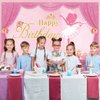 Ballerina Birthday Party Decorations Ballerina Photography Backdrops Ballet Party Decorations Girls Backdrop Ballerina Party Supplies Dance Party Decorations for Birthday Baby Shower Party Supplies