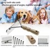 Twellife Dog Rake for Undercoat Long Tooth Dogs Comb, Rake Brush+Stainless Steel Shedding Comb, Husky Undercoat Rake Grooming Tool Set for Big Dog Horse Longhair Cat
