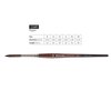 Escoda Versatil 1549 Series Artist Watercolor and Acrylic Paint Brush, Short Handle, Rigger, Size 4