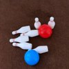 STOBOK 2 Set Miniature Bowling Ball Set Dollhouse Bowling Game Toys Mini Desktop Bowling Model Toy for Dollhouse Decoration Accessories