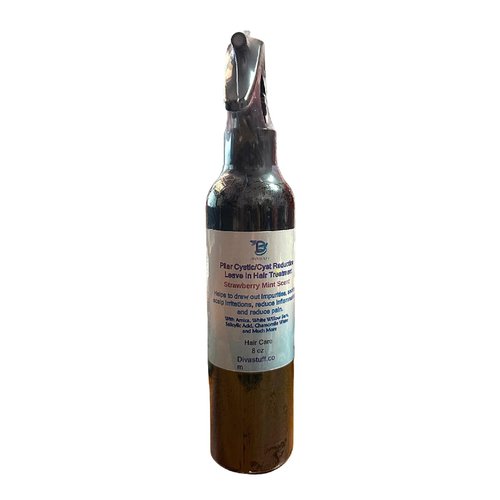 PiIar Cyst/Cyst Reduction Leave In Conditioning Hair and Scalp Treatment, For Those Who Have Problems With Clogged Hair Follicles, Pustules, Bumps, Lumps and Cysts, 8 Fluid Ounces