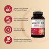 NatureBell Vitamin D3 50,000 IU + K2 200 mcg, 180 Softgels | Once-Weekly Formula with Coconut Oil | Max Strength Bone, Heart & Immune Support | MK-7 Form | Non-GMO