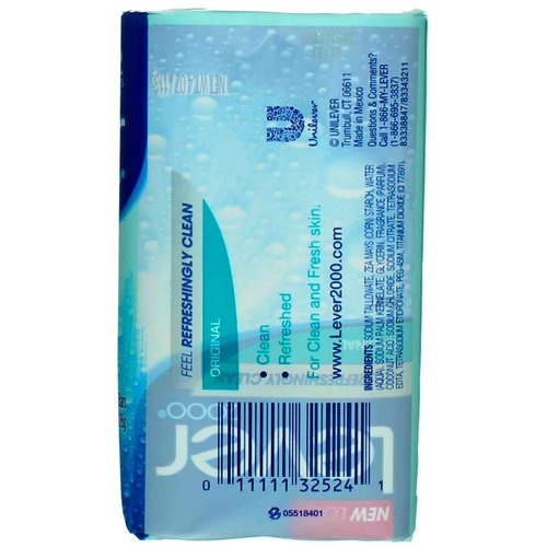 Lever 2000 Original Refreshing Bar Soap, 4 oz bars, 2 ea (Pack of 3)