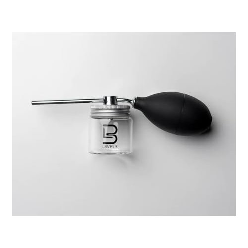 Level 3 Black Hair Fiber, Applicator, and Fiber Comb - Cover Bald Spot or Thinning Hair - Natural Looking Finish