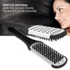 HURRISE Hair Straightening Comb, Professional V Shaped Comb, Double Sided Straightening Brush, Bristles Hairdressing Tool